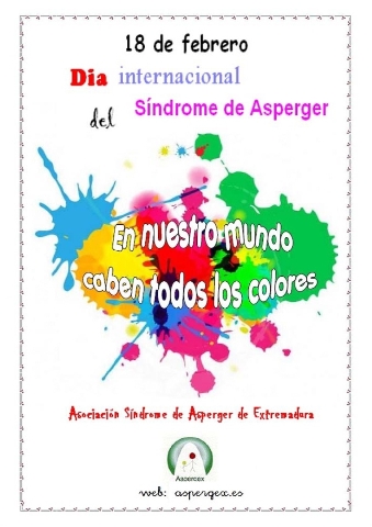 Cartel informativo sobre el Día Internacional del Síndrome de Asperger